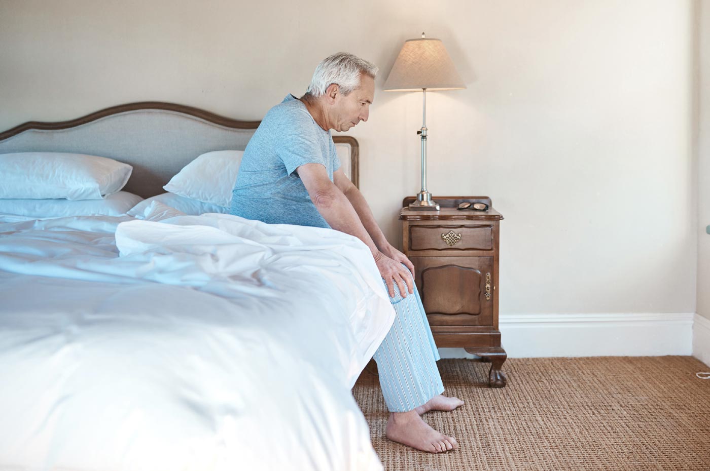 Spasmes musculaires nocturne chez les seniors