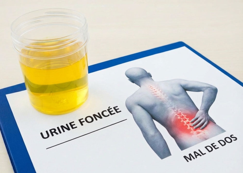 Urine et mal de dos